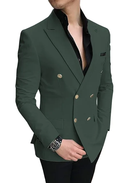 2020 New Arrival Custom Men's Suits Casual Prom Tuxedos Slim Fit 2 Pieces Double Breasted Wedding Grooms (Blazer+Pants+Tie)
2020 New Arrival Custom Men's Suits Casual Prom Tuxedos Slim Fit 2 Pieces Double Breasted Wedding Grooms (Blazer+Pants+Tie)