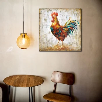 2016 Confetti Rooster Chicken Wall Art Handmade Oil Painting Canvas Big Size For Home Lliving Room Bedroom Decoration
2016 Confetti Rooster Chicken Wall Art Handmade Oil Painting Canvas Big Size For Home Lliving Room Bedroom Decoration