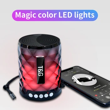 TG155 Colorful LED Bluetooth Speaker Portable Outdoor Subwoofer Wireless Mini Pillar TF Card FM Stereo Hi-Fi Speaker
TG155 Colorful LED Bluetooth Speaker Portable Outdoor Subwoofer Wireless Mini Pillar TF Card FM Stereo Hi-Fi Speaker