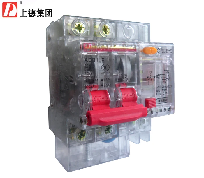 On Tak DZ47LE-63 2P 63A ADB1LE household small residual current devices/protective transparent
On Tak DZ47LE-63 2P 63A ADB1LE household small residual current devices/protective transparent