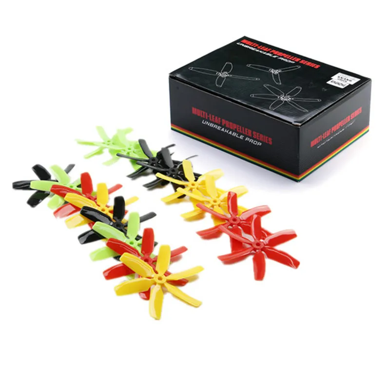 10 Pairs Kingkong 4x4x6 4040 6-Blade Propeller CW CCW For FPV Racer For RC Multirotor Parts
10 Pairs Kingkong 4x4x6 4040 6-Blade Propeller CW CCW For FPV Racer For RC Multirotor Parts