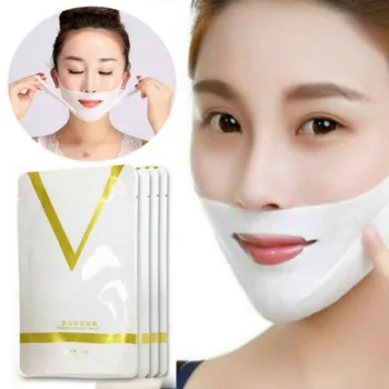 4D Double V Face Shape Lifting Firming Mask Paper Slimming Eliminate Edema Lifting Firming Thin Masseter Face Skin Care TSLM2
4D Double V Face Shape Lifting Firming Mask Paper Slimming Eliminate Edema Lifting Firming Thin Masseter Face Skin Care TSLM2