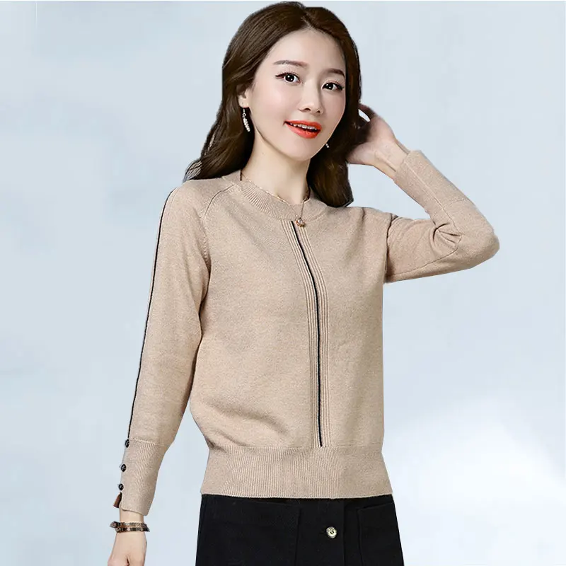 Autumn Round neck sweater women's hedging short loose wild thick 2019 wool Sweater pullover Coats Casual Knitted Tops tide 049
Autumn Round neck sweater women's hedging short loose wild thick 2019 wool Sweater pullover Coats Casual Knitted Tops tide 049