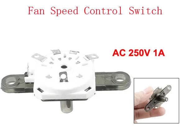 AC 250V 1A 3/16" Dia.Fixed Hole Speed Control Switch for Midea Electric Fan 10pcs
AC 250V 1A 3/16" Dia.Fixed Hole Speed Control Switch for Midea Electric Fan 10pcs