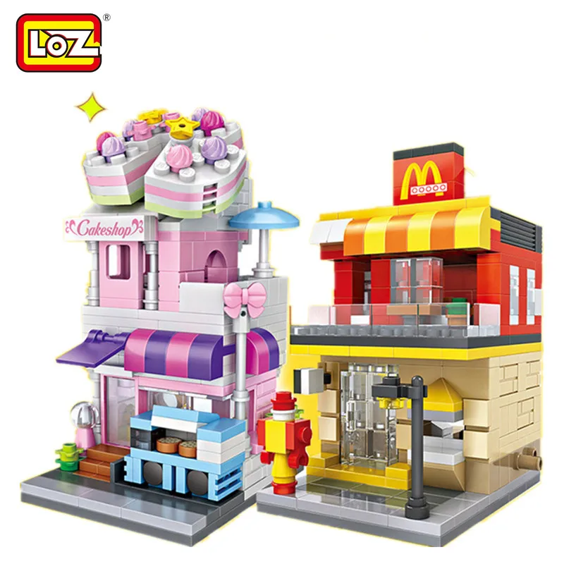 LOZ Mini Street City Shop Architecture Kid DIY Educational Bricks Loz Building Blocks Children Birthday Gift Girls Toys for Kids
LOZ Mini Street City Shop Architecture Kid DIY Educational Bricks Loz Building Blocks Children Birthday Gift Girls Toys for Kids