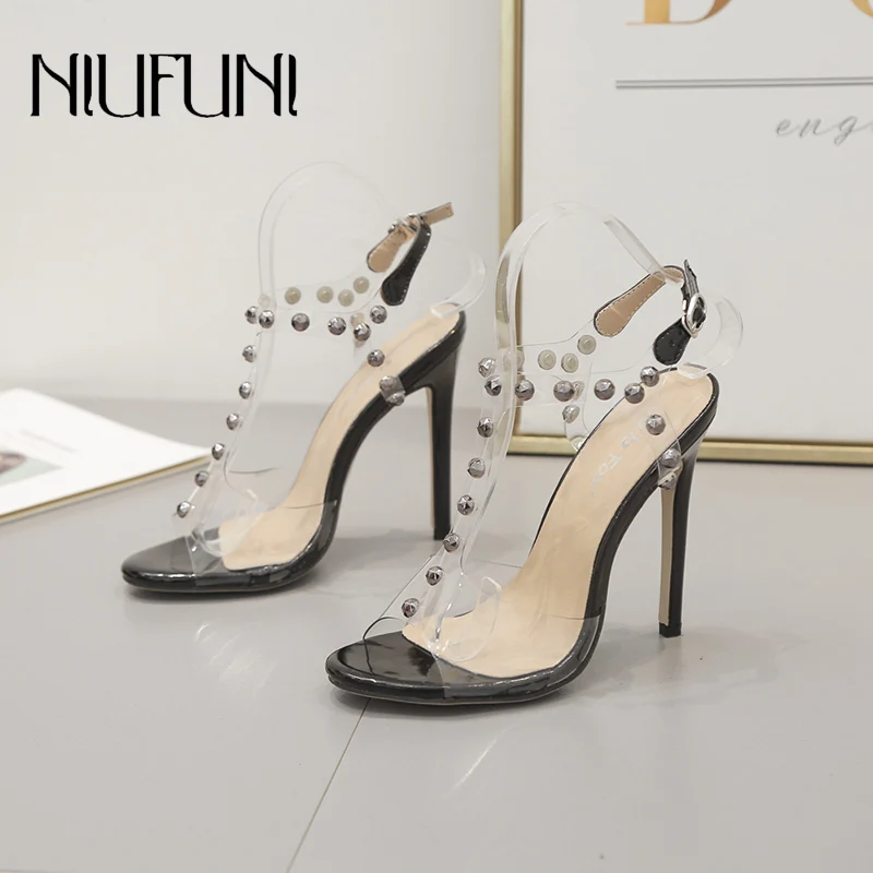 Women's Sandals 2019 New T-type With Rivets Transparent Thin Section High-heeled Summer Women's Shoes Sexy Fashion Sandals
Women's Sandals 2019 New T-type With Rivets Transparent Thin Section High-heeled Summer Women's Shoes Sexy Fashion Sandals