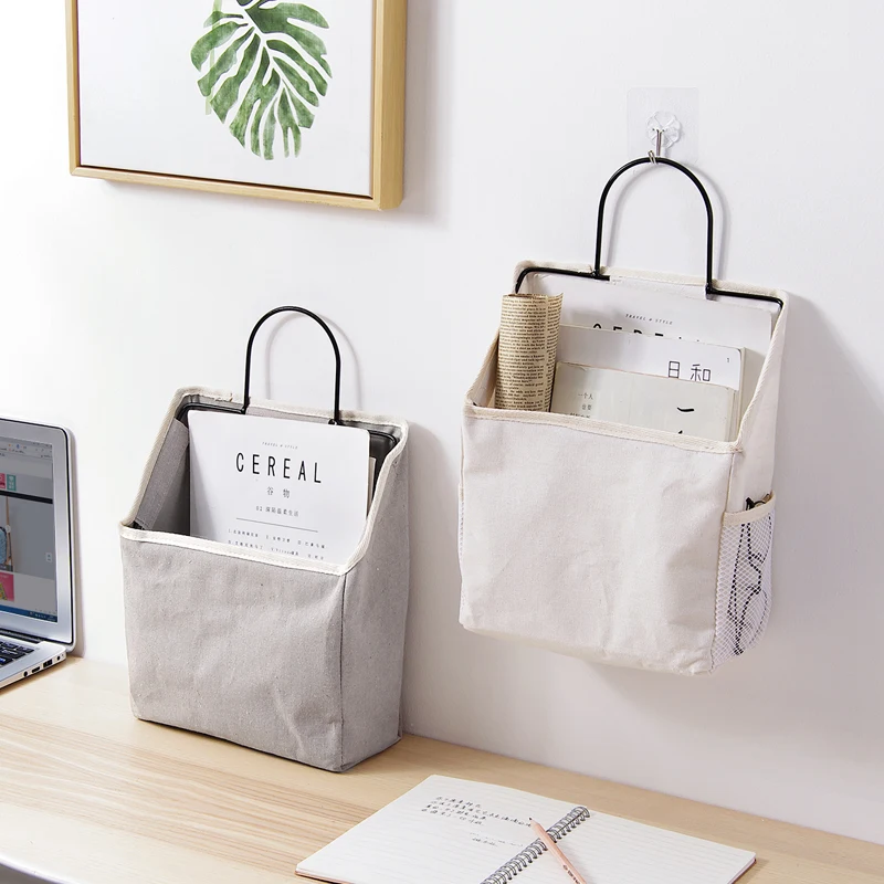 Wall Hanging Storage Bag Organizer Canvas Hanging Bags for Magazine Books Sundries Pocket Pouch Storage Organizer Rack With Hook
Wall Hanging Storage Bag Organizer Canvas Hanging Bags for Magazine Books Sundries Pocket Pouch Storage Organizer Rack With Hook