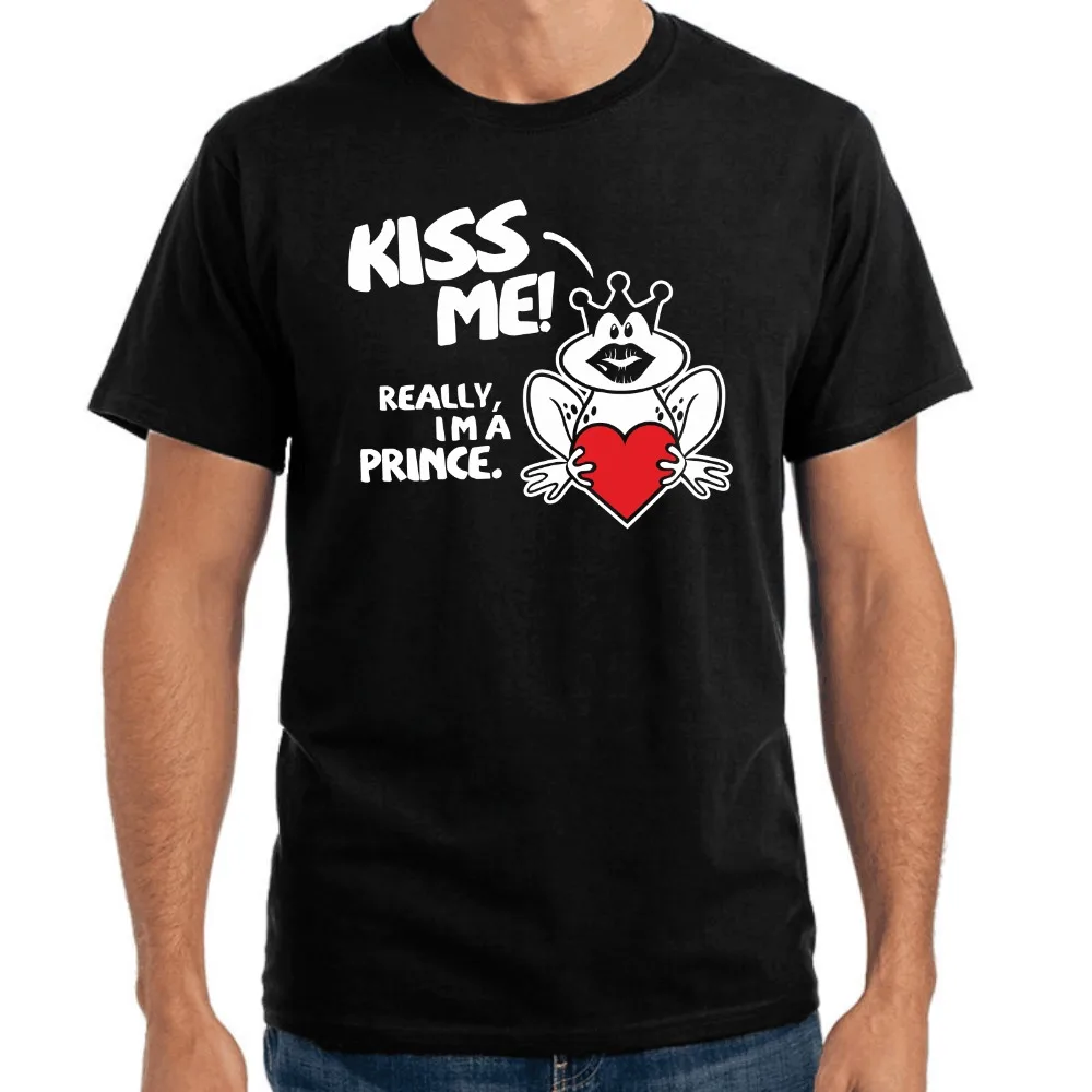 Newest 2019 Men T-Shirt Fashion Kiss Me I Really Prince | Fun | Frog Prince | S-XXXl cotton Tops Tee shirt
Newest 2019 Men T-Shirt Fashion Kiss Me I Really Prince | Fun | Frog Prince | S-XXXl cotton Tops Tee shirt