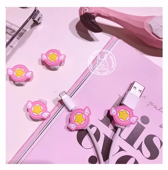 200pcs CardCaptor Sakura Cable Protector Cable Charger USB Cable Protector for iPhone x 8 6 7 Data Cable Organizer Cord Saver
200pcs CardCaptor Sakura Cable Protector Cable Charger USB Cable Protector for iPhone x 8 6 7 Data Cable Organizer Cord Saver