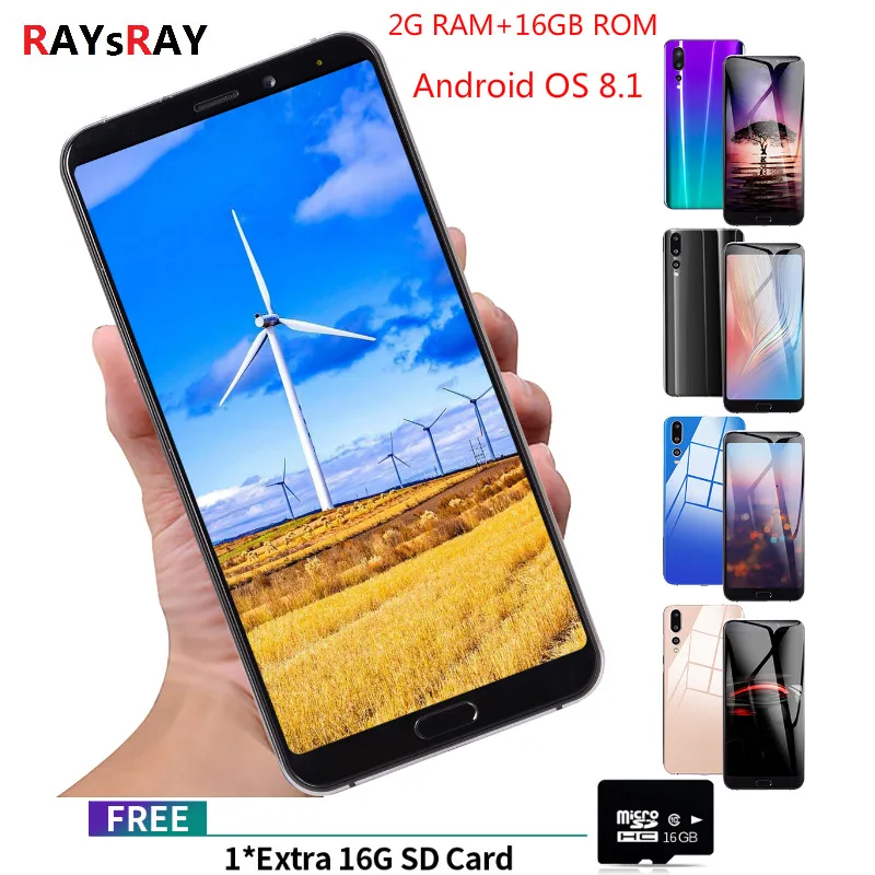 Raysray P20 Pro Mobile Phone 2GB+16GB Android 8.1 Cellphone Dual SIM Rugged Smartphone Camera 3G Mobile Phone 6.1" HD 18:9
Raysray P20 Pro Mobile Phone 2GB+16GB Android 8.1 Cellphone Dual SIM Rugged Smartphone Camera 3G Mobile Phone 6.1" HD 18:9
