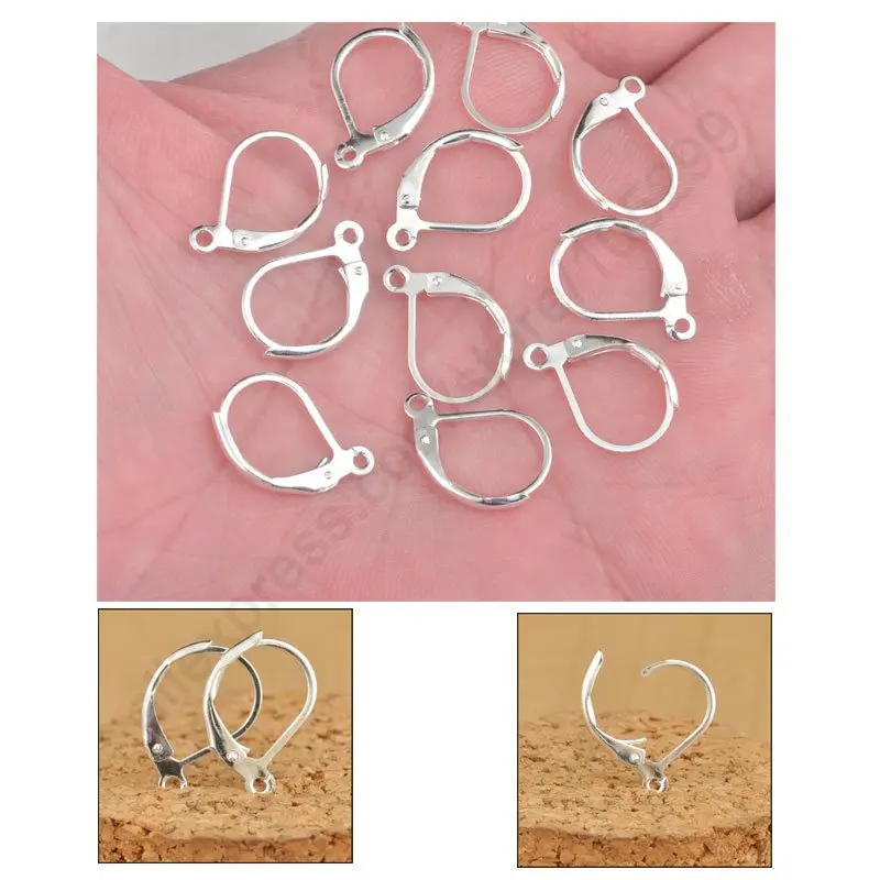 200PCS/Lot Wholesale Jewelry Findings Silver Lever Back Circle Earring Earwires For Handmade Crystal Beads Stones
200PCS/Lot Wholesale Jewelry Findings Silver Lever Back Circle Earring Earwires For Handmade Crystal Beads Stones