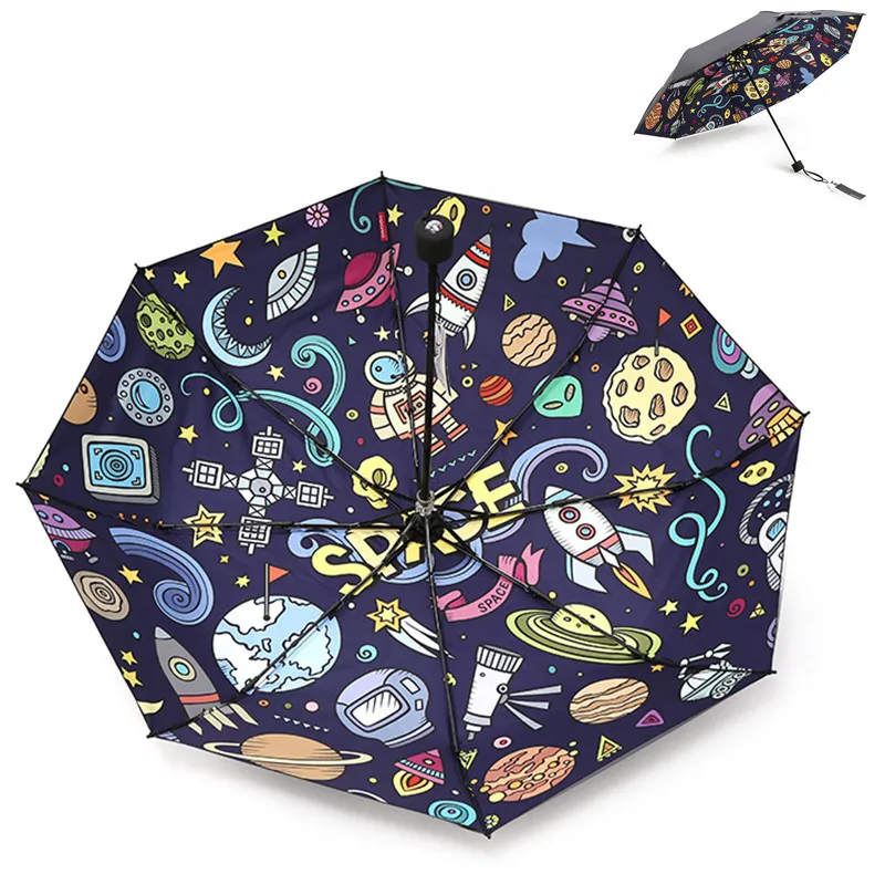 Anime Supersoni Space Rockets Umbrella Three-Folding Umbrella Child Cartoon Windproof Folding Sun Rain
Anime Supersoni Space Rockets Umbrella Three-Folding Umbrella Child Cartoon Windproof Folding Sun Rain