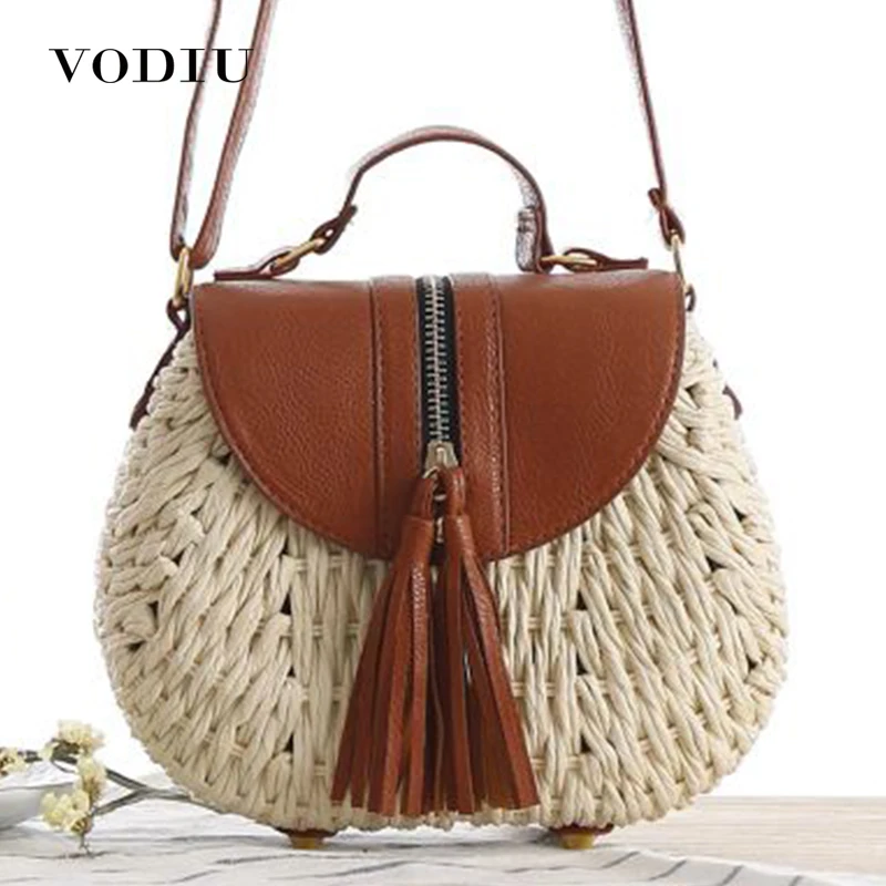 Women Shoulder Bag Rope Straw Bag Woven Knitted Rattan Handbag Zipper Tassel Rivets Small Summer Beach Women Bags Designer New
Women Shoulder Bag Rope Straw Bag Woven Knitted Rattan Handbag Zipper Tassel Rivets Small Summer Beach Women Bags Designer New