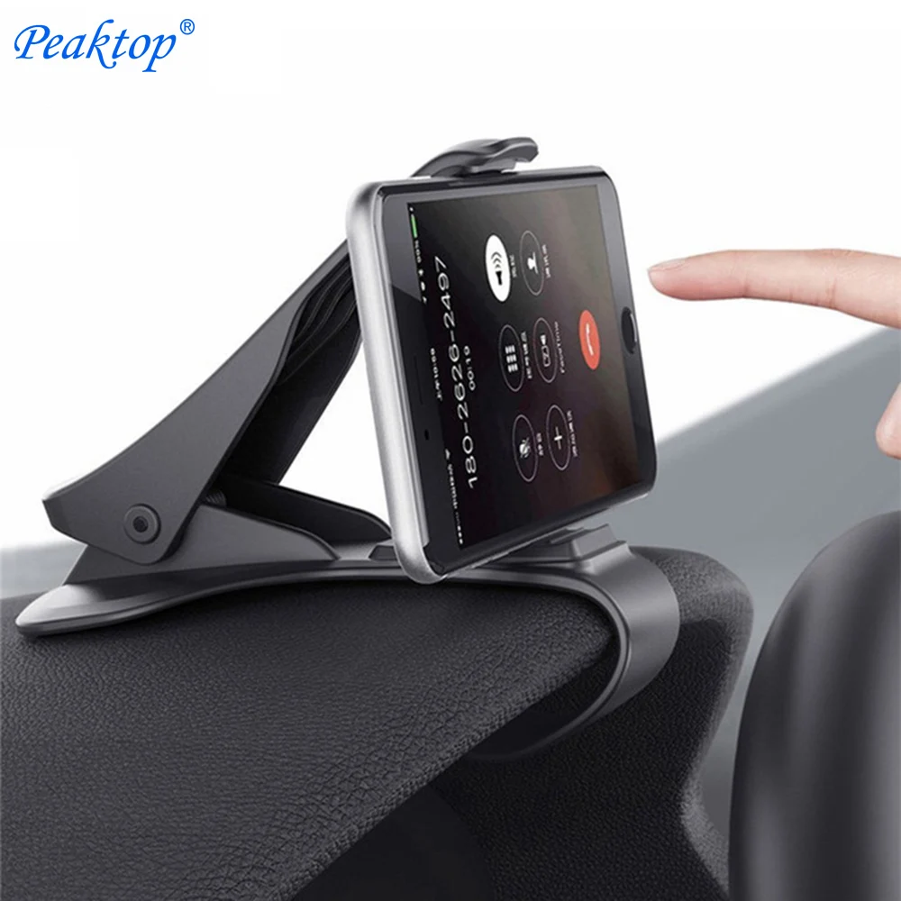 Peaktop Car Phone Holder Dashboard Mount Universal Cradle Cellphone Clip GPS Bracket Mobile Phone Holder Stand for Phone in Car
Peaktop Car Phone Holder Dashboard Mount Universal Cradle Cellphone Clip GPS Bracket Mobile Phone Holder Stand for Phone in Car