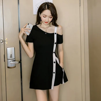 New arrival women beach 2 pieces set black off shoulder sexy mini dressand short pant fashion party high quality sweet women set
New arrival women beach 2 pieces set black off shoulder sexy mini dressand short pant fashion party high quality sweet women set