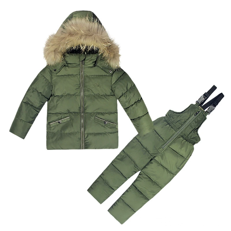 Russin Winter Infant Boys Ski Suit Baby Clothes Set 1-5Y Kids Solid Filling Polyester Jacket Toddler Jumpsuit Sets Children
Russin Winter Infant Boys Ski Suit Baby Clothes Set 1-5Y Kids Solid Filling Polyester Jacket Toddler Jumpsuit Sets Children