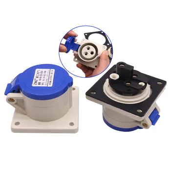QUALITY PICKS 1 pcs 16A 220-250V Three-core Hole Industrial Plug Socket 250V Distribution Cabinet Single-phase Three-wire
QUALITY PICKS 1 pcs 16A 220-250V Three-core Hole Industrial Plug Socket 250V Distribution Cabinet Single-phase Three-wire