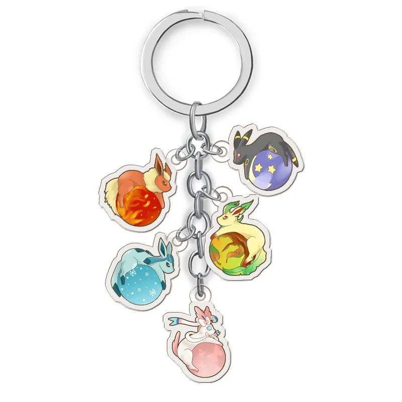 5 in 1 Anime Pokemon Go Key Ring Acrylic Pikachu Keychain Pocket Monsters Key Holder Pendant Eevee Vulpix Figures
5 in 1 Anime Pokemon Go Key Ring Acrylic Pikachu Keychain Pocket Monsters Key Holder Pendant Eevee Vulpix Figures