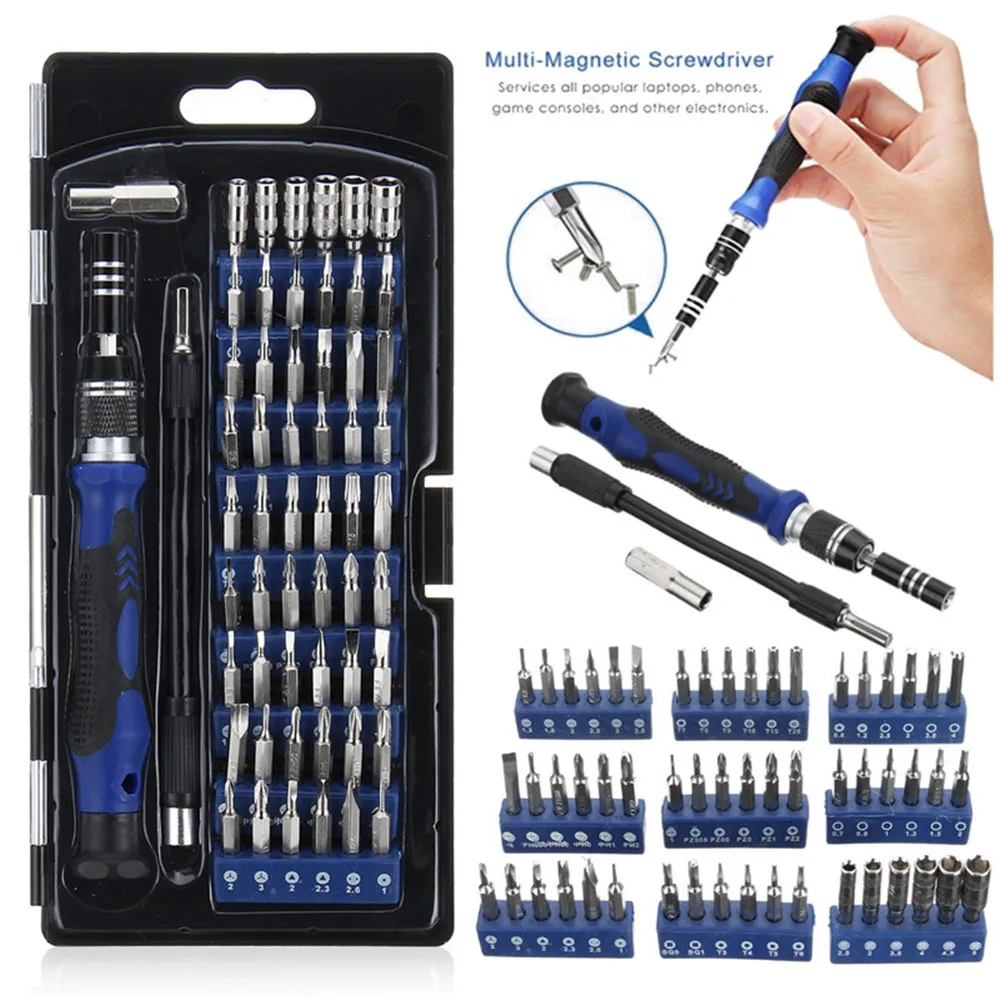 Precision Screwdriver Set 60 in 1 Magnetic Driver Kit with 56 Mini Multi Bit Sets Professional Repair Tool Kit Kingsdun
Precision Screwdriver Set 60 in 1 Magnetic Driver Kit with 56 Mini Multi Bit Sets Professional Repair Tool Kit Kingsdun
