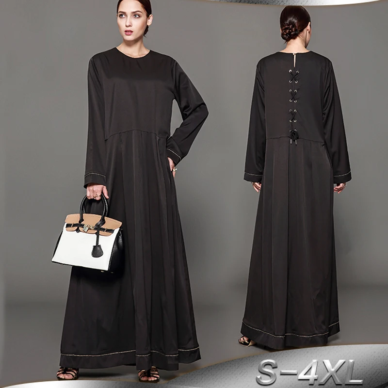 Black Robe Musulman De Mode Longue Femme Vestidos Mujer Abaya Maxi Muslim Fashion Dress Turkish Long Plus Size Dresses For Women
Black Robe Musulman De Mode Longue Femme Vestidos Mujer Abaya Maxi Muslim Fashion Dress Turkish Long Plus Size Dresses For Women