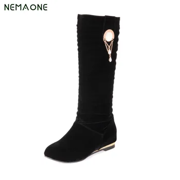 NEMAONE NEW 2017 Knee High Boots Women Shoes Woman Fashion Snow Boots Square Heels Comfort Casual Platform
NEMAONE NEW 2017 Knee High Boots Women Shoes Woman Fashion Snow Boots Square Heels Comfort Casual Platform