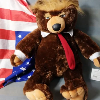 60cm Donald Trump Bear Plush With US flag-themed blanket Toys Cool TV USA President Trump Plush Teddy Bear Kids Friends Gifts
60cm Donald Trump Bear Plush With US flag-themed blanket Toys Cool TV USA President Trump Plush Teddy Bear Kids Friends Gifts