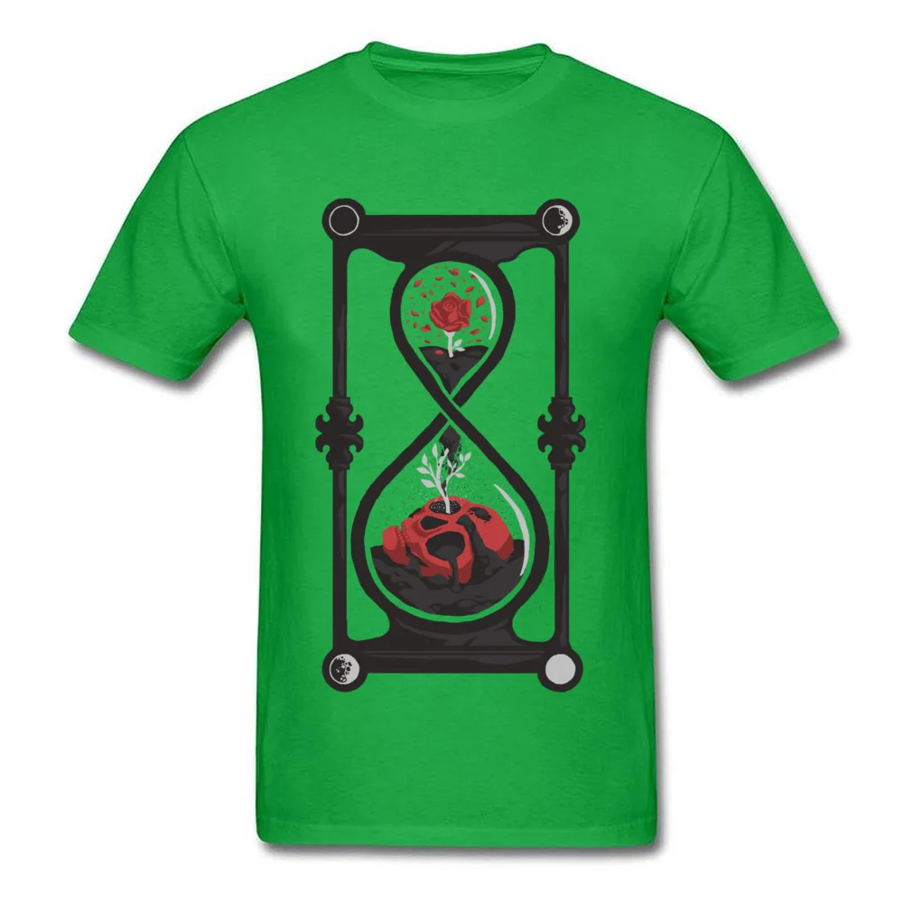 Memento Mori Unique Short Sleeve Tees Thanksgiving Day O Neck 100% Cotton Mens Top T-shirts Unique T-Shirt 2018 New Memento Mori green