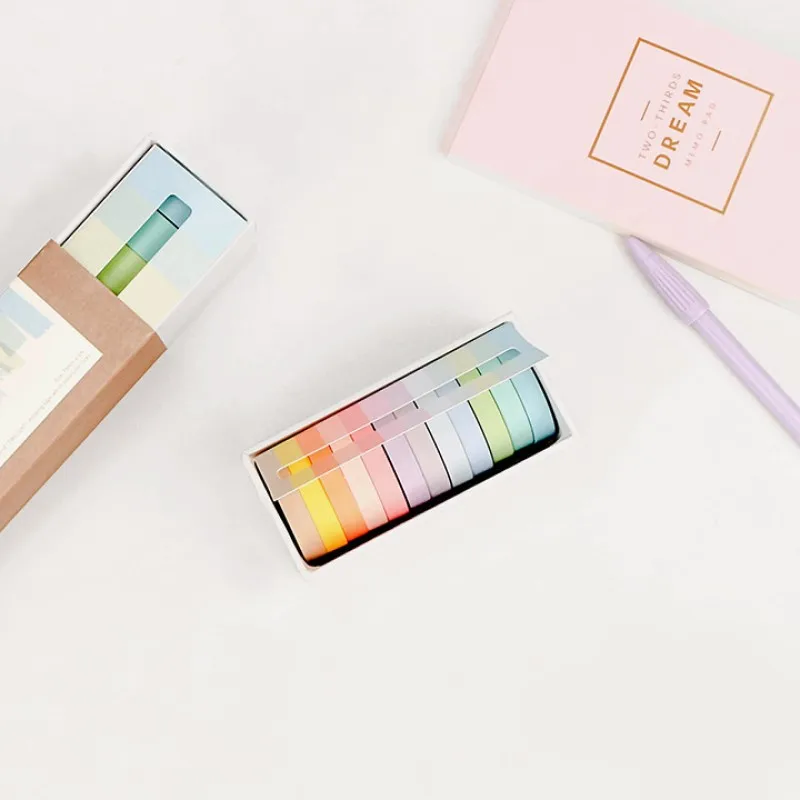 12pcs/pack makaron pure color scrapbooking washi tape set two size available cute masking tape dairy planner decoration
12pcs/pack makaron pure color scrapbooking washi tape set two size available cute masking tape dairy planner decoration