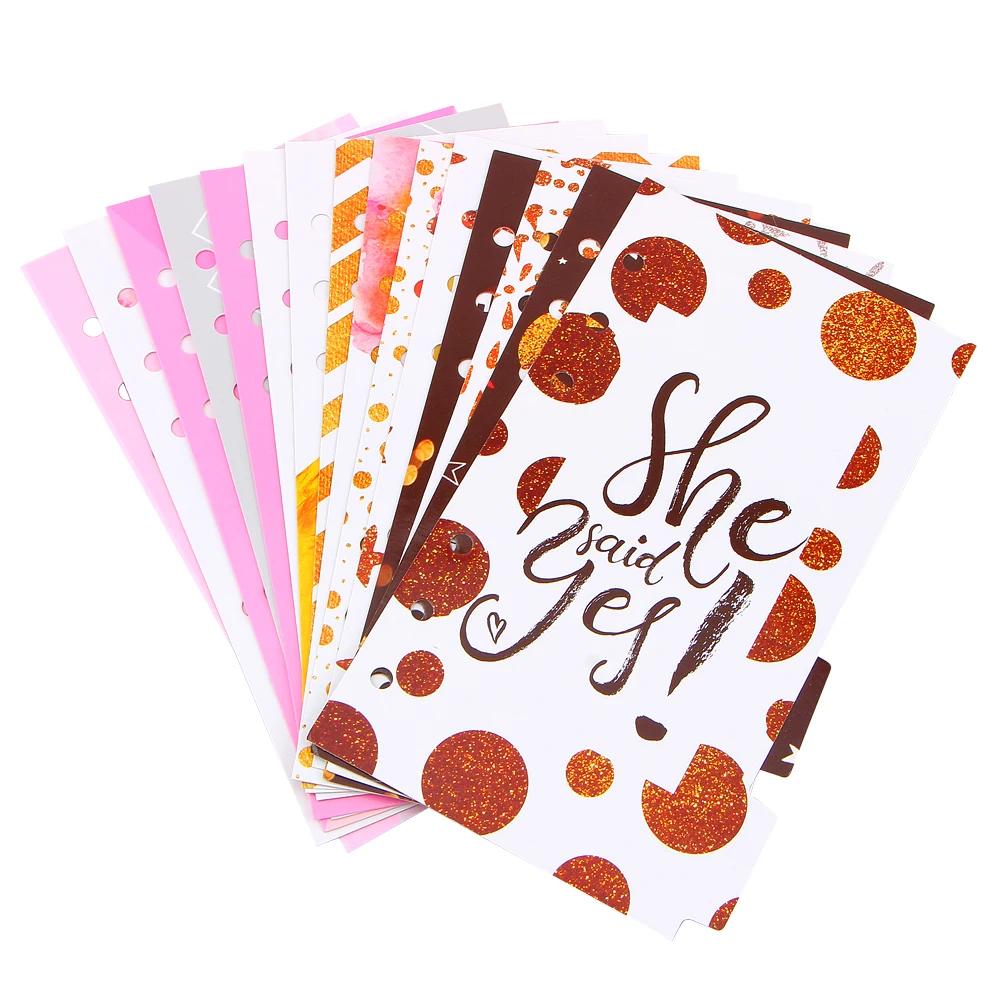 5sheet/lot A6 Dividers Planner Refill Colored Spiral Notebook Refills 6 holes Diario Binder Paper for Notebook Planner Inner Pag
5sheet/lot A6 Dividers Planner Refill Colored Spiral Notebook Refills 6 holes Diario Binder Paper for Notebook Planner Inner Pag