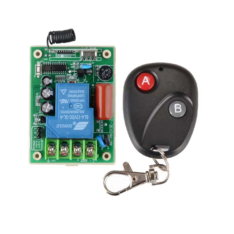 220V Wireless Switch Remote Control System 30A 3000W 315/433 light/Lamp LED Water Pump Electrical Machine ON OFF
220V Wireless Switch Remote Control System 30A 3000W 315/433 light/Lamp LED Water Pump Electrical Machine ON OFF