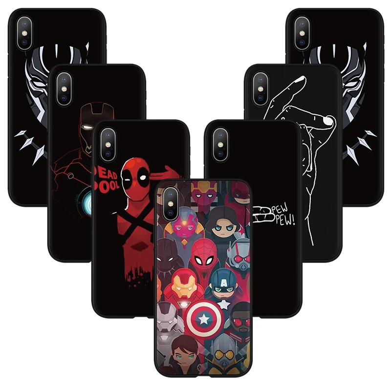 Marvel Avengers Cool Phone Case For iPhone 6 6S 8 7 Plus 7Plus 8Plus Cover Case For iphone XR X XS Max Coque Soft TPU Silicone
Marvel Avengers Cool Phone Case For iPhone 6 6S 8 7 Plus 7Plus 8Plus Cover Case For iphone XR X XS Max Coque Soft TPU Silicone