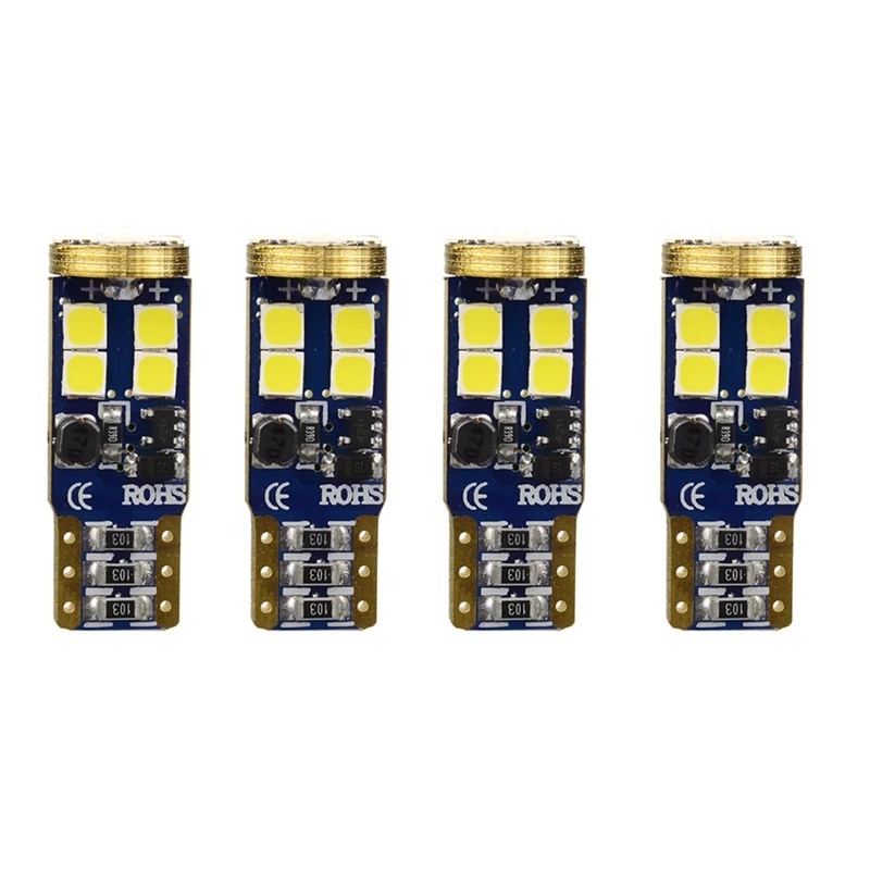 T10 168 Led Car Bulb 4Pcs 194 W5W 12-Smd 3030 Chipset Led Bulbs Canbus For Car Interior Dome Map Door Courtesy License Plate L
T10 168 Led Car Bulb 4Pcs 194 W5W 12-Smd 3030 Chipset Led Bulbs Canbus For Car Interior Dome Map Door Courtesy License Plate L