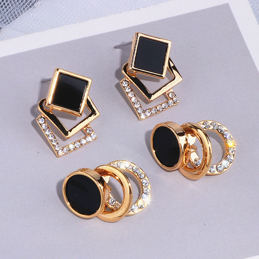 New Fashion Geometry Square Drop Earrings For Women Jewelry Gift Charm Crystal Round Pendant Earring Brincos Ladies Bijoux WX234
New Fashion Geometry Square Drop Earrings For Women Jewelry Gift Charm Crystal Round Pendant Earring Brincos Ladies Bijoux WX234