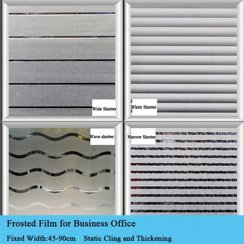 Thickening Frosted Static 45/60/90cm width Shutter Business Office Glass Partition Glass Sticker Window Film Stripe Window Decor
Thickening Frosted Static 45/60/90cm width Shutter Business Office Glass Partition Glass Sticker Window Film Stripe Window Decor