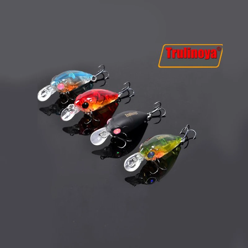 Trulinoya 4 Colors DW24 35mm 3.5g 1.2m Mini Crank Fishing Lure Hard Bait Diving Depth 1.8m with Treble Hooks
Trulinoya 4 Colors DW24 35mm 3.5g 1.2m Mini Crank Fishing Lure Hard Bait Diving Depth 1.8m with Treble Hooks