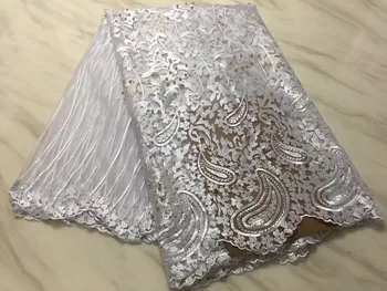 2019 Latest White Beads Lace Cord Lace Embroiderey French African Cord Lace Fabric High Quality Nigeria Lace Fabric For Wedding
2019 Latest White Beads Lace Cord Lace Embroiderey French African Cord Lace Fabric High Quality Nigeria Lace Fabric For Wedding