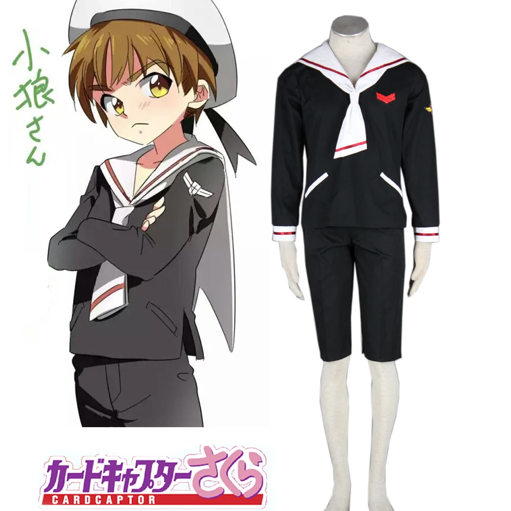 Free shipping Anime Cardcaptor Sakura Cosplay LI SYAORAN Man Boy Japanese school uniform Halloween Cosplay Costume top+pants+tie
Free shipping Anime Cardcaptor Sakura Cosplay LI SYAORAN Man Boy Japanese school uniform Halloween Cosplay Costume top+pants+tie