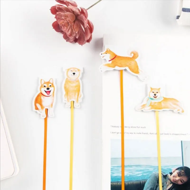 1X dog magnetic bookmark quality ribbons long tail Student Gift Marker Gift Kawaii Cartoon Bookmarks Office School Stationery
1X dog magnetic bookmark quality ribbons long tail Student Gift Marker Gift Kawaii Cartoon Bookmarks Office School Stationery