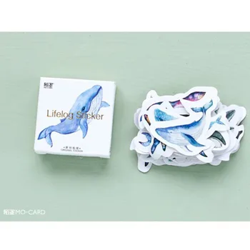 Mo.Card 45 pcs/pack whale world mini paper diary sticker Scrapbooking Decoration label Wholesale
Mo.Card 45 pcs/pack whale world mini paper diary sticker Scrapbooking Decoration label Wholesale