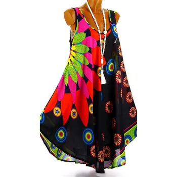 Women Summer Dress Rundhals Sleeves Boho Clothes Printed Lot Party Clothes Summer Dress 2019 Vestidos De Verano New
Women Summer Dress Rundhals Sleeves Boho Clothes Printed Lot Party Clothes Summer Dress 2019 Vestidos De Verano New
