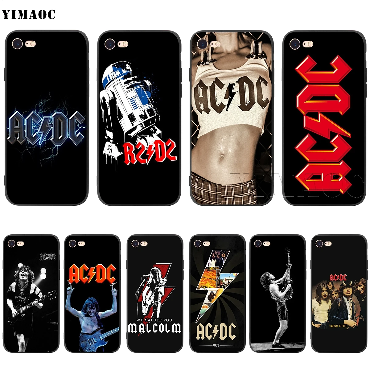 YIMAOC ACDC Rock Silicone Soft Case for iPhone 11 Pro XS Max XR X 8 7 6 6S Plus 5 5S SE
YIMAOC ACDC Rock Silicone Soft Case for iPhone 11 Pro XS Max XR X 8 7 6 6S Plus 5 5S SE
