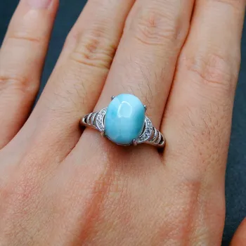 10pcs/Lot For Wholeseller Larimar Rings Woman Gemstone Jewelry Fine 925 Sterling Silver 8x10mm Oval Cut Trendy Woman Rings
10pcs/Lot For Wholeseller Larimar Rings Woman Gemstone Jewelry Fine 925 Sterling Silver 8x10mm Oval Cut Trendy Woman Rings