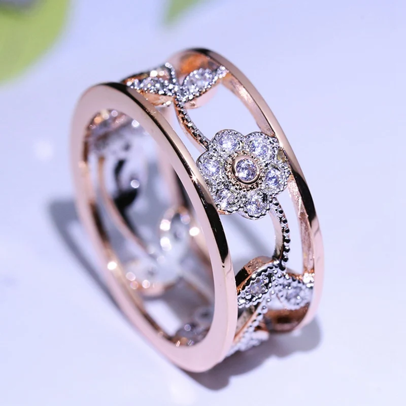 ROPALIA New Design Lucky Flower Vine Leaf Ring Openwork Lady Ring New Hots Party Anniversary Female Rings
ROPALIA New Design Lucky Flower Vine Leaf Ring Openwork Lady Ring New Hots Party Anniversary Female Rings