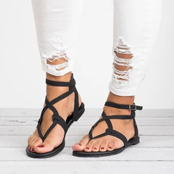 Nice Sandalias Mujer Sandals New Summer Shoes PU Sapato Feminino Low Heel 0CM Comfortable Walking Thin Block Heel Shoes Woman
Nice Sandalias Mujer Sandals New Summer Shoes PU Sapato Feminino Low Heel 0CM Comfortable Walking Thin Block Heel Shoes Woman