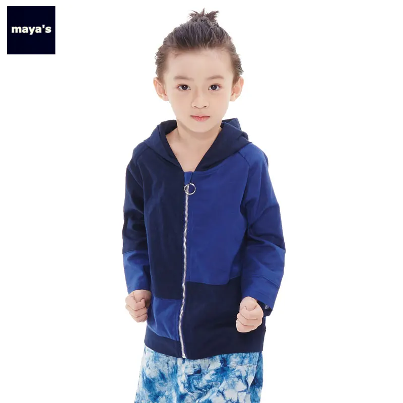 Mayas Patchwork Hooded Spring Jacket for Kids Children Blue Full Sleeves Fashion Autumn Winter Jacket Boys Basic Outerwear 82007
Mayas Patchwork Hooded Spring Jacket for Kids Children Blue Full Sleeves Fashion Autumn Winter Jacket Boys Basic Outerwear 82007