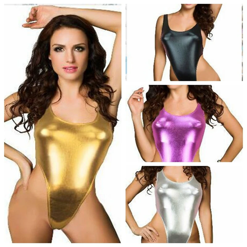 New High Elastic Women Hot Sexy Bodysuits Leather Catsuit Fetish Swimsuit Erotic Japanned Shiny Patent Leather Swimwear
New High Elastic Women Hot Sexy Bodysuits Leather Catsuit Fetish Swimsuit Erotic Japanned Shiny Patent Leather Swimwear