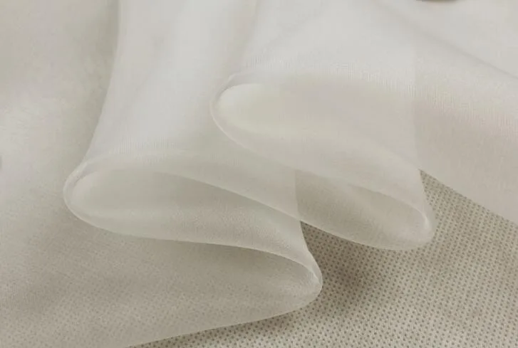 Howmay 100% pure silk fabric organza 5m/m 55" 140cm natural white natural for wedding bridal dress or DIY 50yards wholesale
Howmay 100% pure silk fabric organza 5m/m 55" 140cm natural white natural for wedding bridal dress or DIY 50yards wholesale