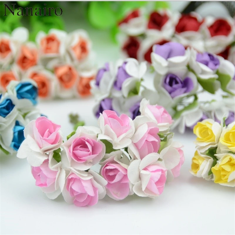 20pcs/lot Mini Paper Rose Handmake Artificial Flower Bouquet Wedding Decoration DIY Wreath Gift Scrapbooking Craft Fake Flower
20pcs/lot Mini Paper Rose Handmake Artificial Flower Bouquet Wedding Decoration DIY Wreath Gift Scrapbooking Craft Fake Flower