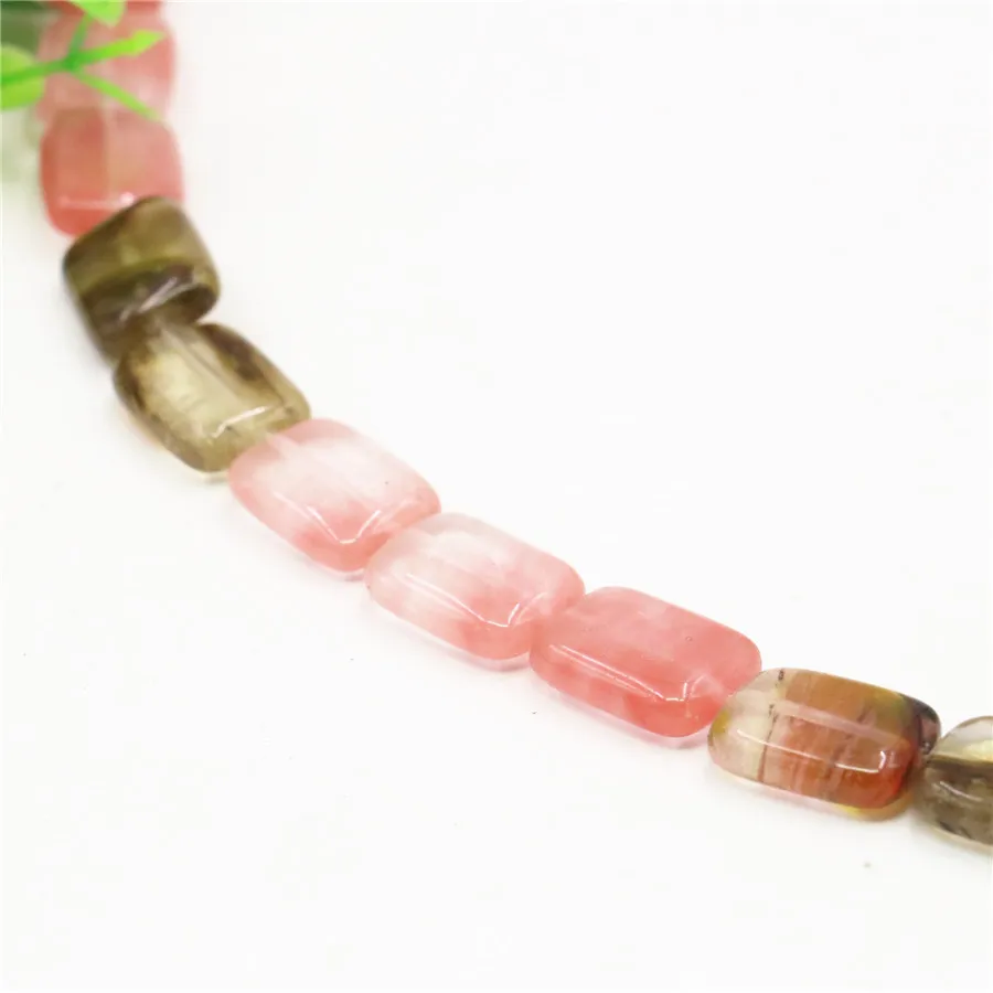 Natural Pink Watermelon Tourmaline Crystal 13X18mm Rectangle Shape Beads Jewelry Making Woman Jewelry Loose Beads 15inch Y90
Natural Pink Watermelon Tourmaline Crystal 13X18mm Rectangle Shape Beads Jewelry Making Woman Jewelry Loose Beads 15inch Y90