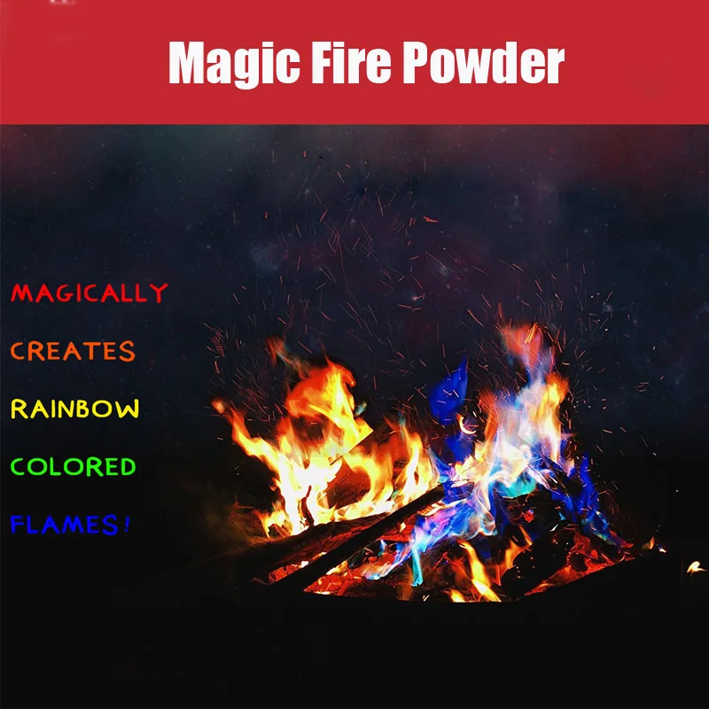 15g/25g Mystical Magic Fire Trick Coloured Flames Magic Props Sachets Fireplace Color Toy Professional Magicians Pyrotechnics
15g/25g Mystical Magic Fire Trick Coloured Flames Magic Props Sachets Fireplace Color Toy Professional Magicians Pyrotechnics
